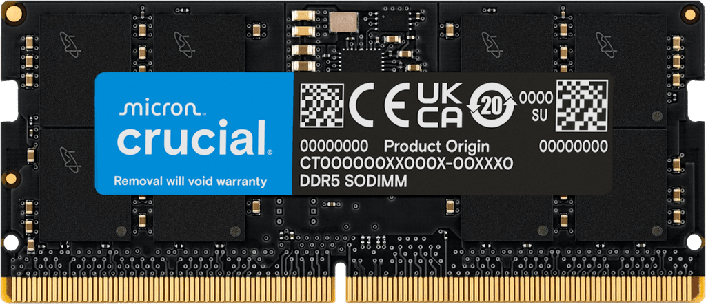 Misc Crucial CT32G56C46S5 32GB DDR5 5600MHz CL46 SODIMM RAM