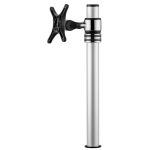 Atdec Single Monitor Short Arm Mount on Post. Open Box. 10 YR WTY (AF-M-P)
