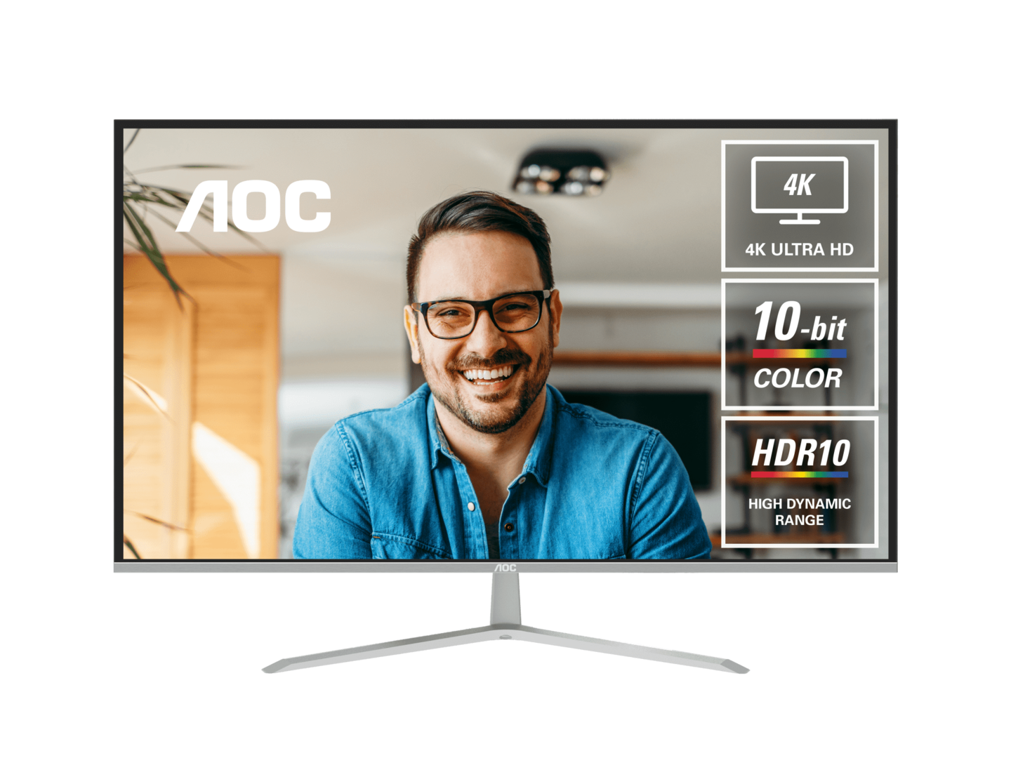 AOC 31.5" UHD VA 60Hz 4ms