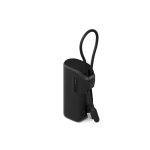 Cygnett ThumBoost PD 3.0 20W 5000mAh (5K) Power Bank + USB-C Cable Combo (Onyx Black) (CY5356PBCHE)