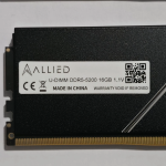 OPEN BOX-Allied DT 16GB DDR5 5200MHz (MEM-3RD-16/5200)