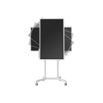 Atdec TVC TV/AV Cart with Rotation up to 70″ & 70kg – White (AD-TVC-70R-W)