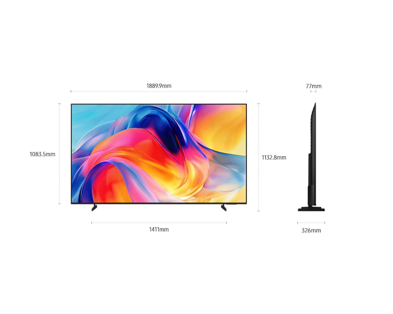 Samsung 85" Mini LED M70H 4K (UA85M70HAWXXY/PROMO) - Image 2