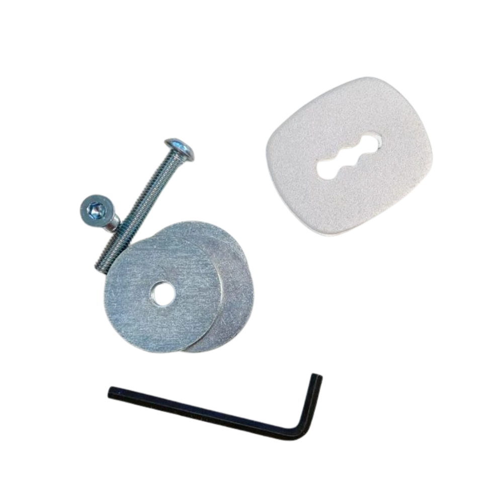 Atdec AWM Bolt Through Desk Fixing - Silver