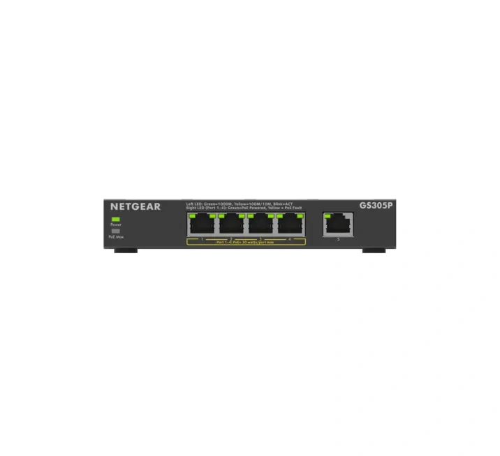 NG 5 Port Unmanaged PoE+ 63W (GS305P-300AUS) - Image 4