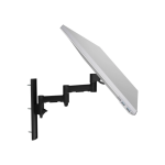 Atdec Single Monitor Arm on Wall Channel – Black (AWMS-46W35-B)