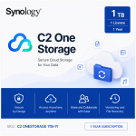 Synology C2 One Storage 1 TB 1 License 1 Year, Digital License (C2 ONESTORAGE 1TB-1Y)
